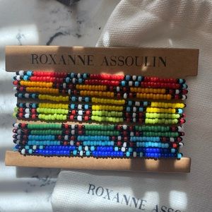 Roxanne Assoulin Rainbow Bead 7 Pride Bracelets